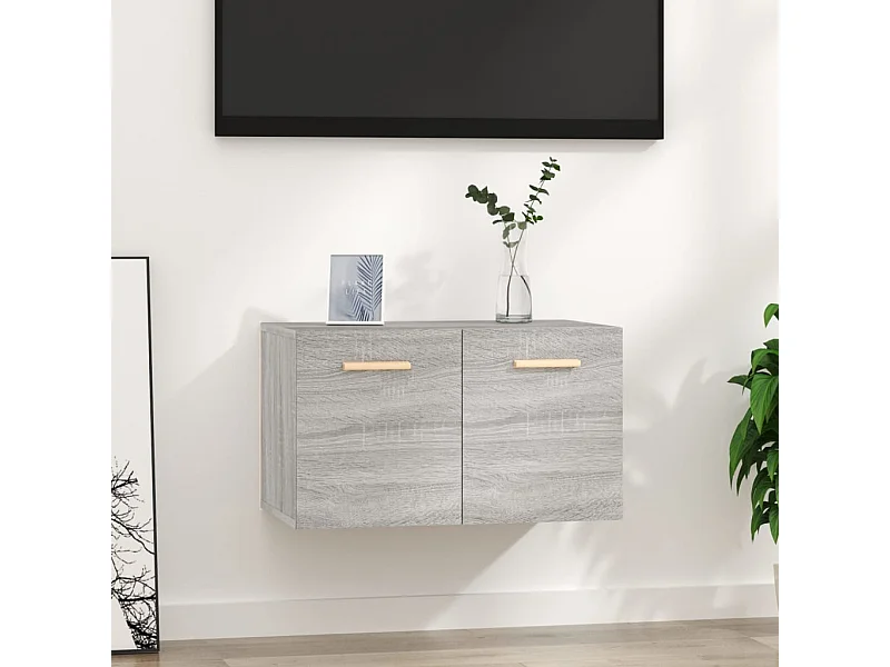 Armoire murale Sonoma gris 60x36,5x35 cm Bois d'ingénierie