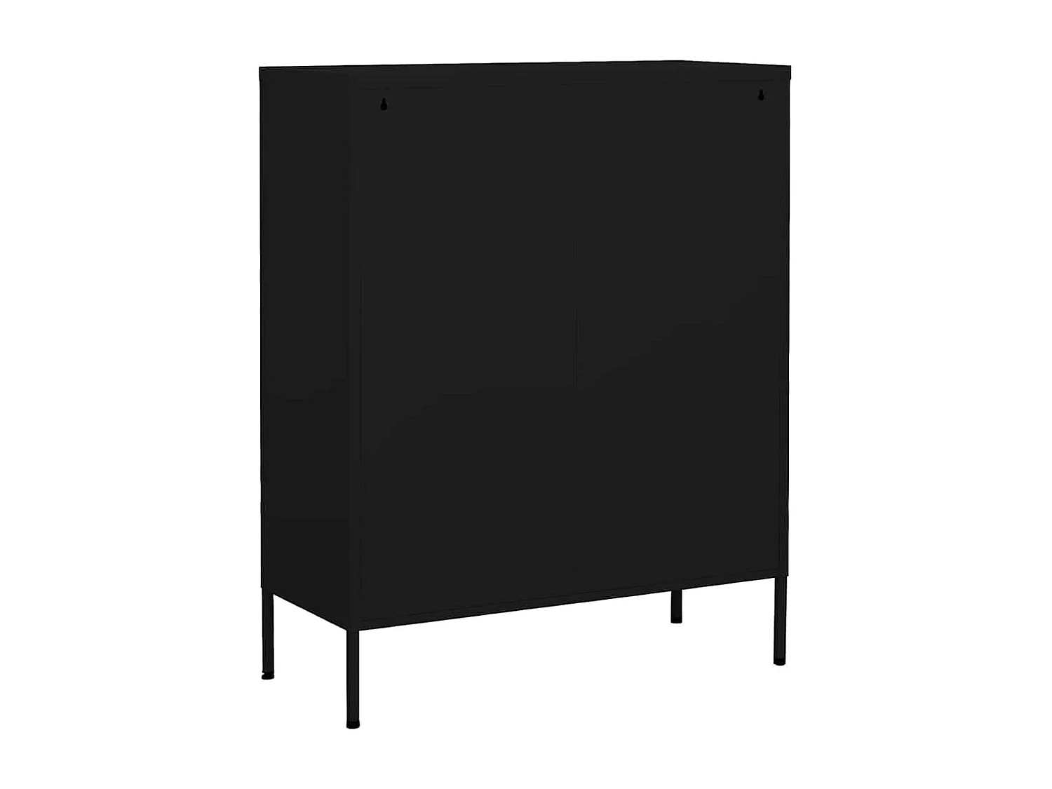 Armoire de rangement Noir 80x35x101,5 cm Acier