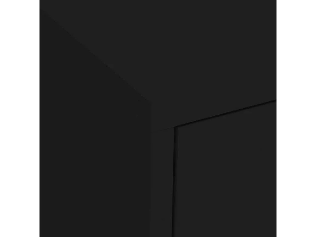 Armadietto Nero 80x35x101,5 cm in Acciaio