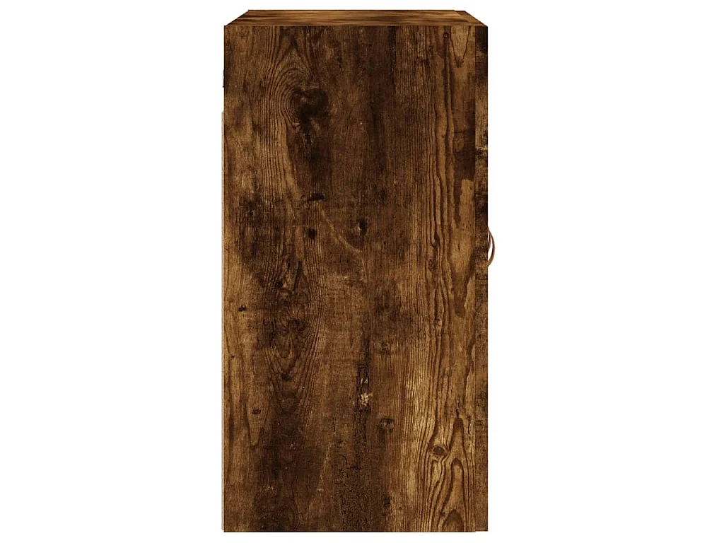Armoire murale chêne fumé 60x31x60 cm bois d'ingénierie