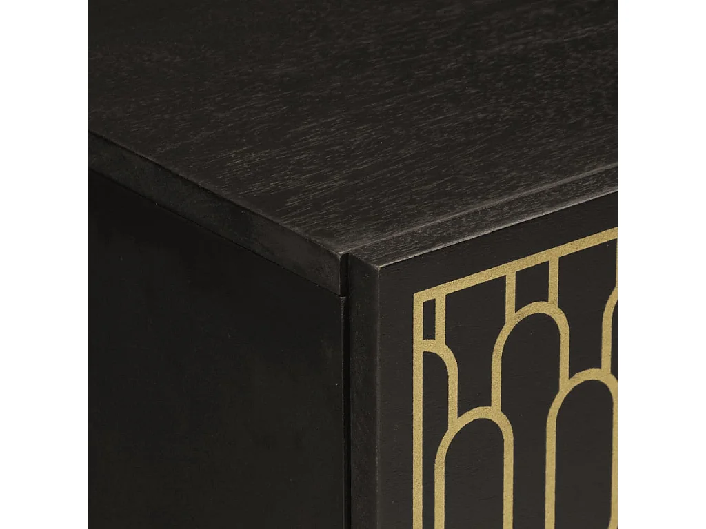 Credenza 40x33x75 cm in Legno Massello di Mango