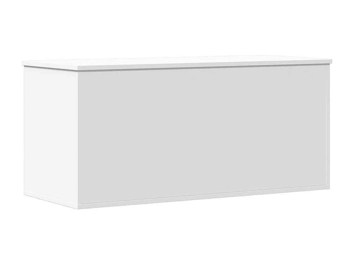 Caixa de arrumação 100x42x46 cm derivados de madeira branco
