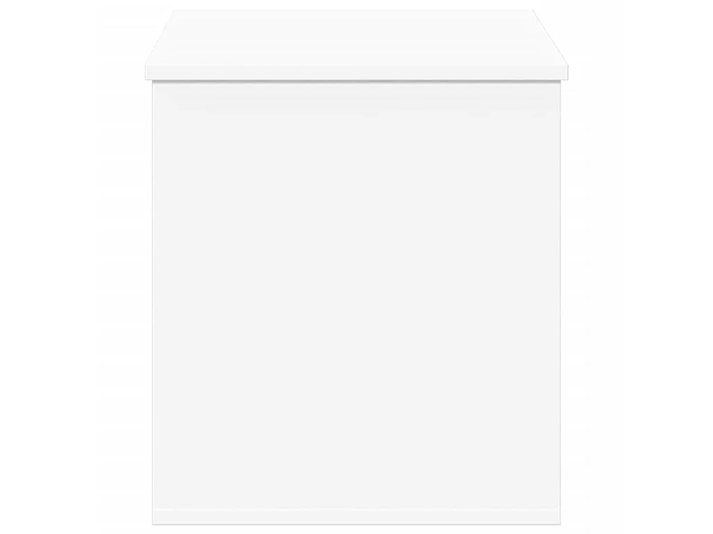 Boîte de rangement blanc 100x42x46 cm bois d'ingénierie