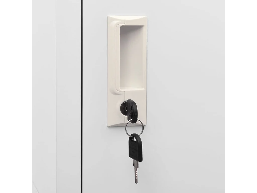 Lockerkast 38x40x180 cm staal lichtgrijs