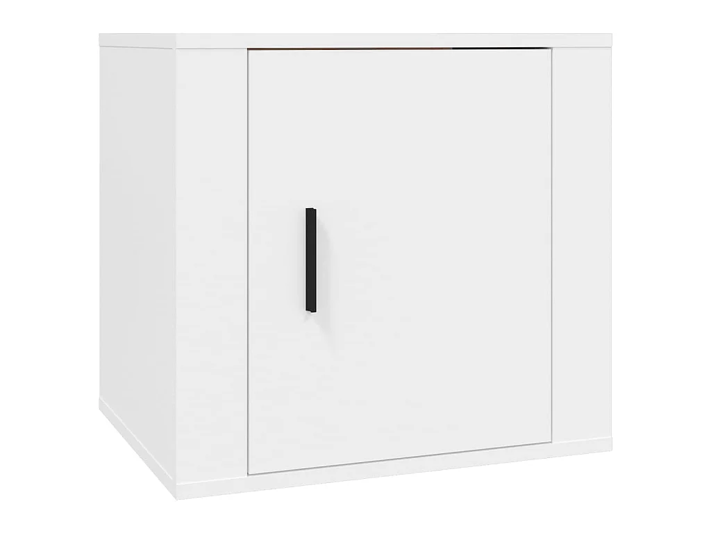 Tables de chevet 2 pcs Blanc 50x39x47 cm