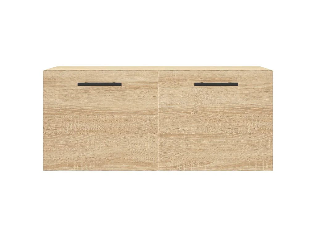 Mobile a Parete Rovere Sonoma 80x36,5x35 cm Legno Multistrato