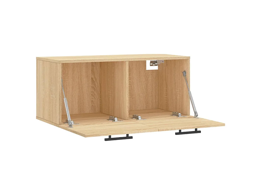 Mobile a Parete Rovere Sonoma 80x36,5x35 cm Legno Multistrato