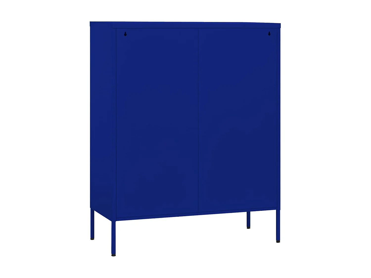 Armoire de rangement Bleu marine 80x35x101,5 cm Acier