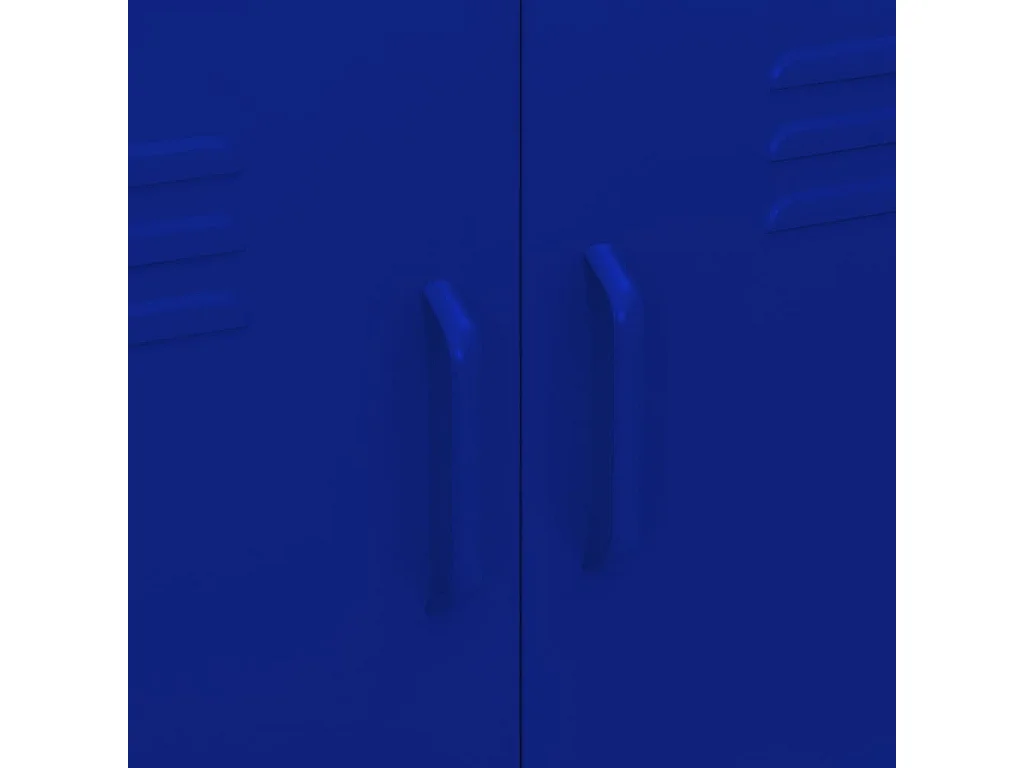 Armoire de rangement Bleu marine 80x35x101,5 cm Acier