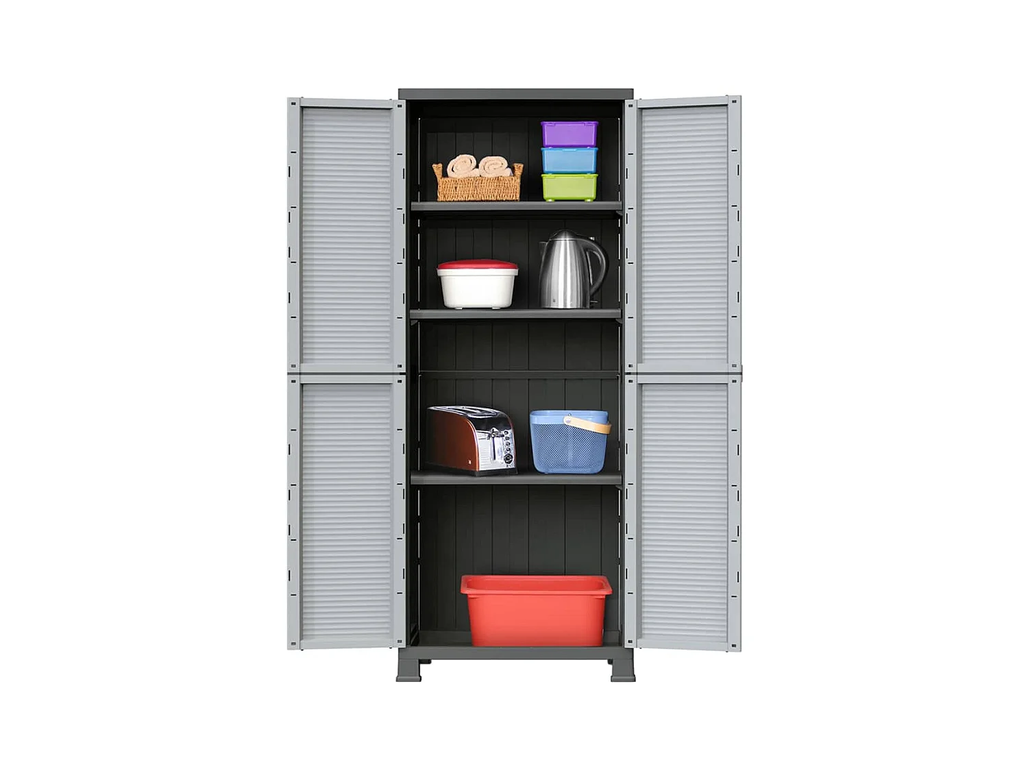 Armoire en plastique 68x39x171,5 cm
