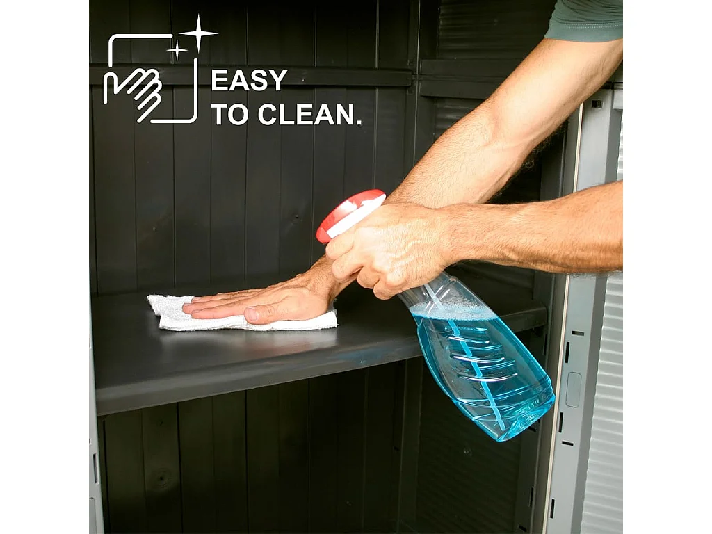 Armoire en plastique 68x39x171,5 cm