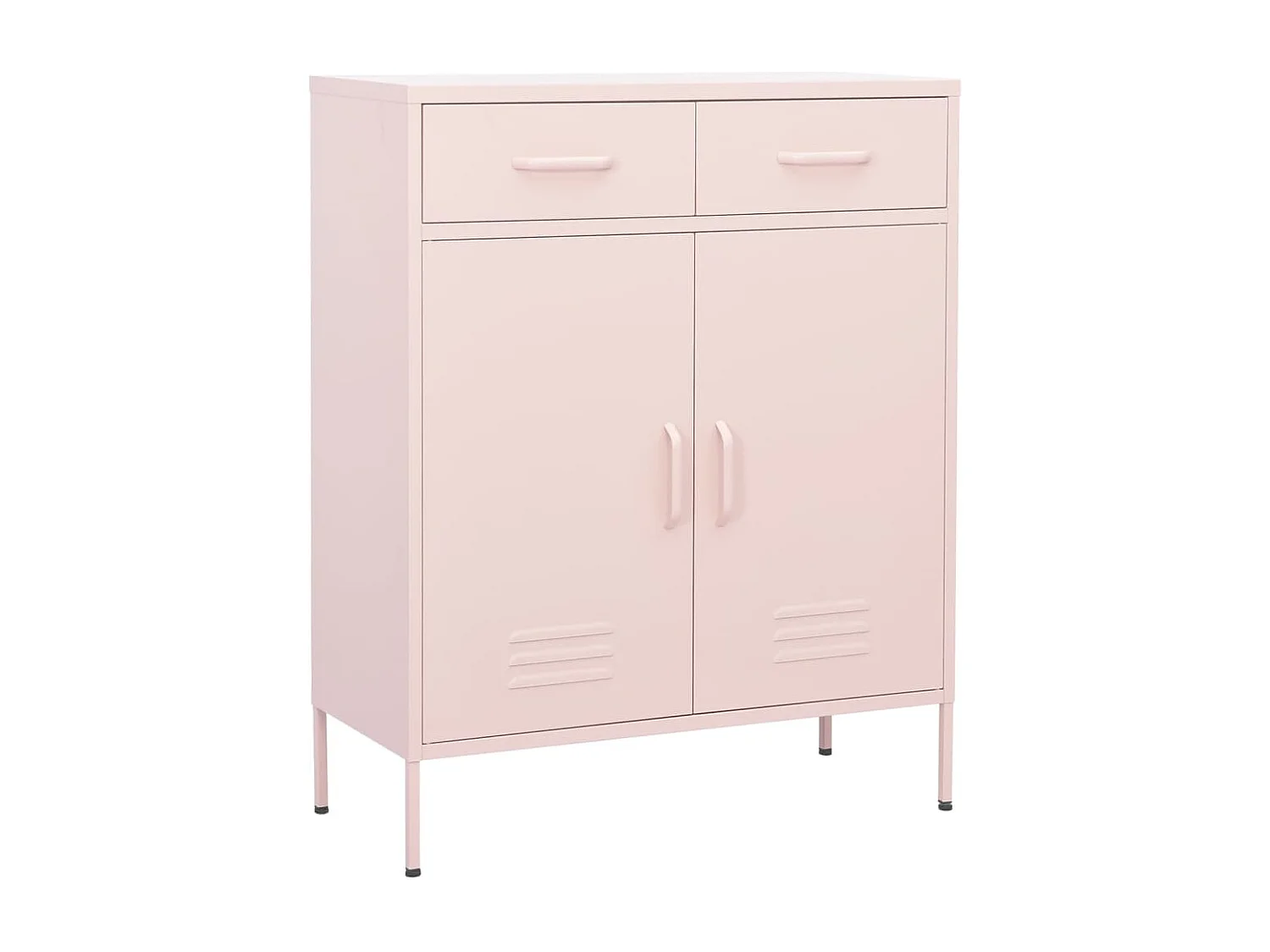 Armadietto Rosa 80x35x101,5 cm in Acciaio