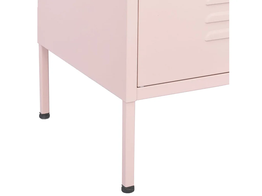 Armadietto Rosa 80x35x101,5 cm in Acciaio