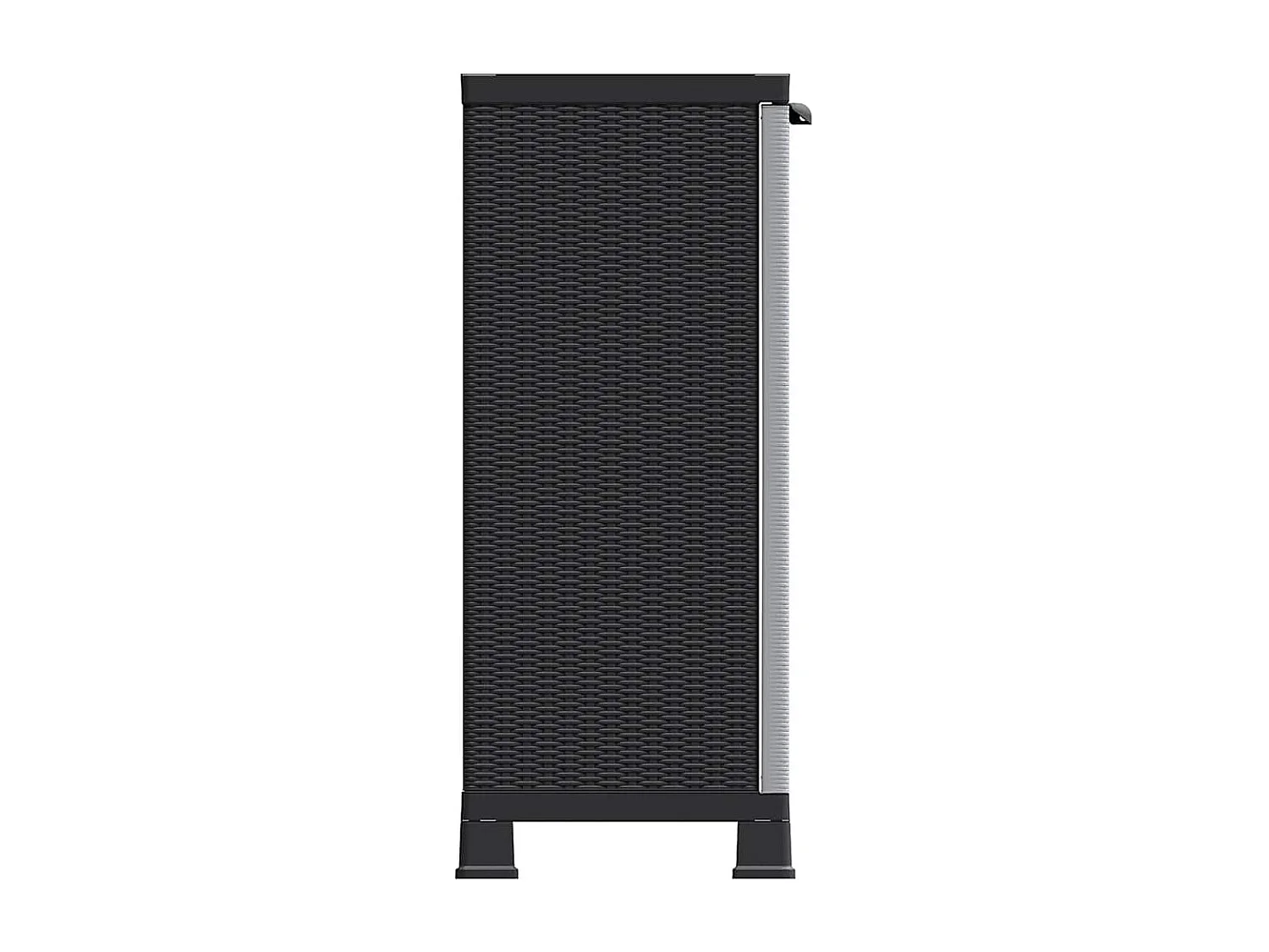 Armoire en plastique 68x39x92 cm Design de rotin