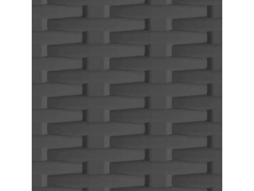 Armoire en plastique 68x39x92 cm Design de rotin