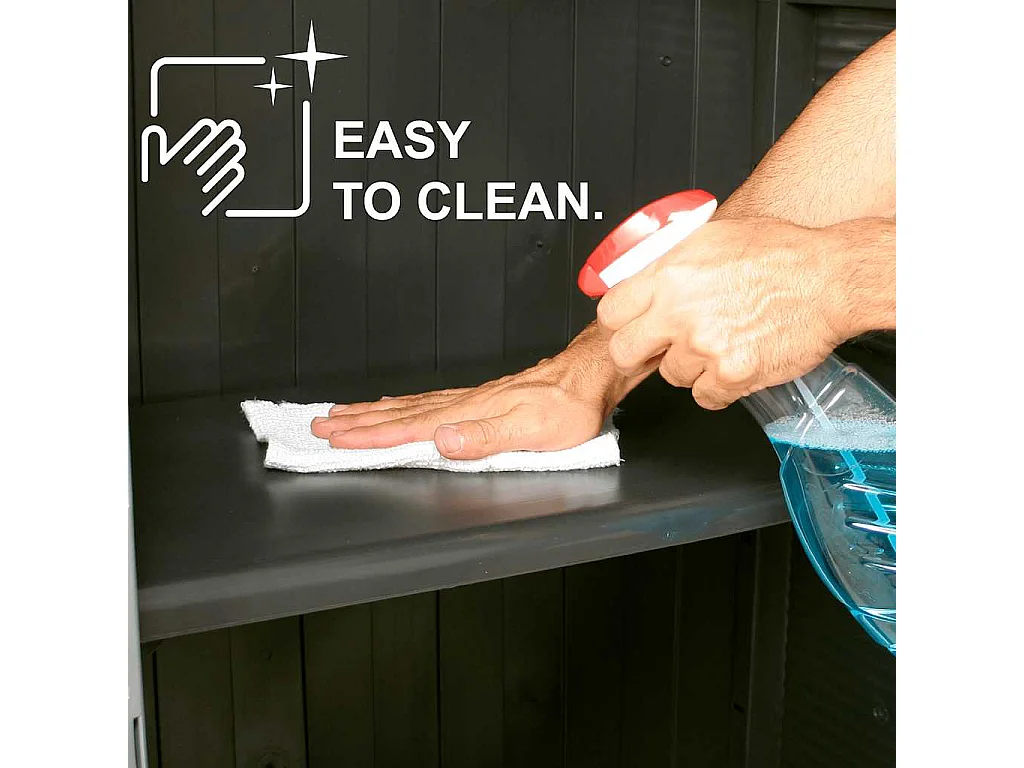 Armoire en plastique 68x39x92 cm Design de rotin