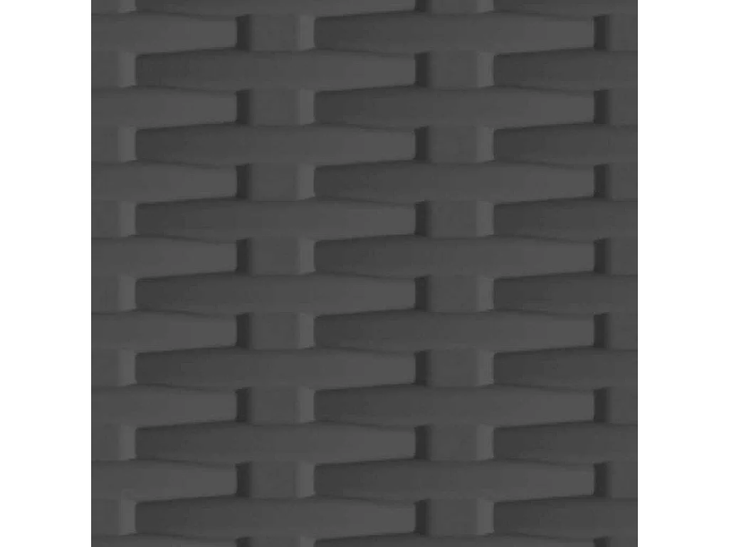 Armoire en plastique 68x39x92 cm Design de rotin