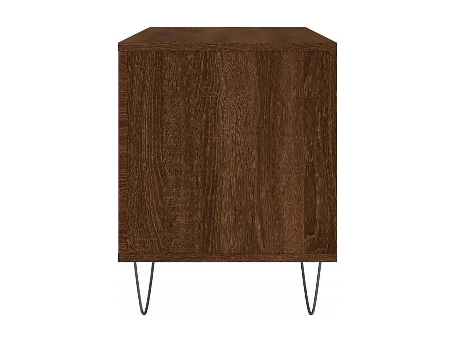 Armoire à disques chêne marron 100x38x48 cm bois d'ingénierie