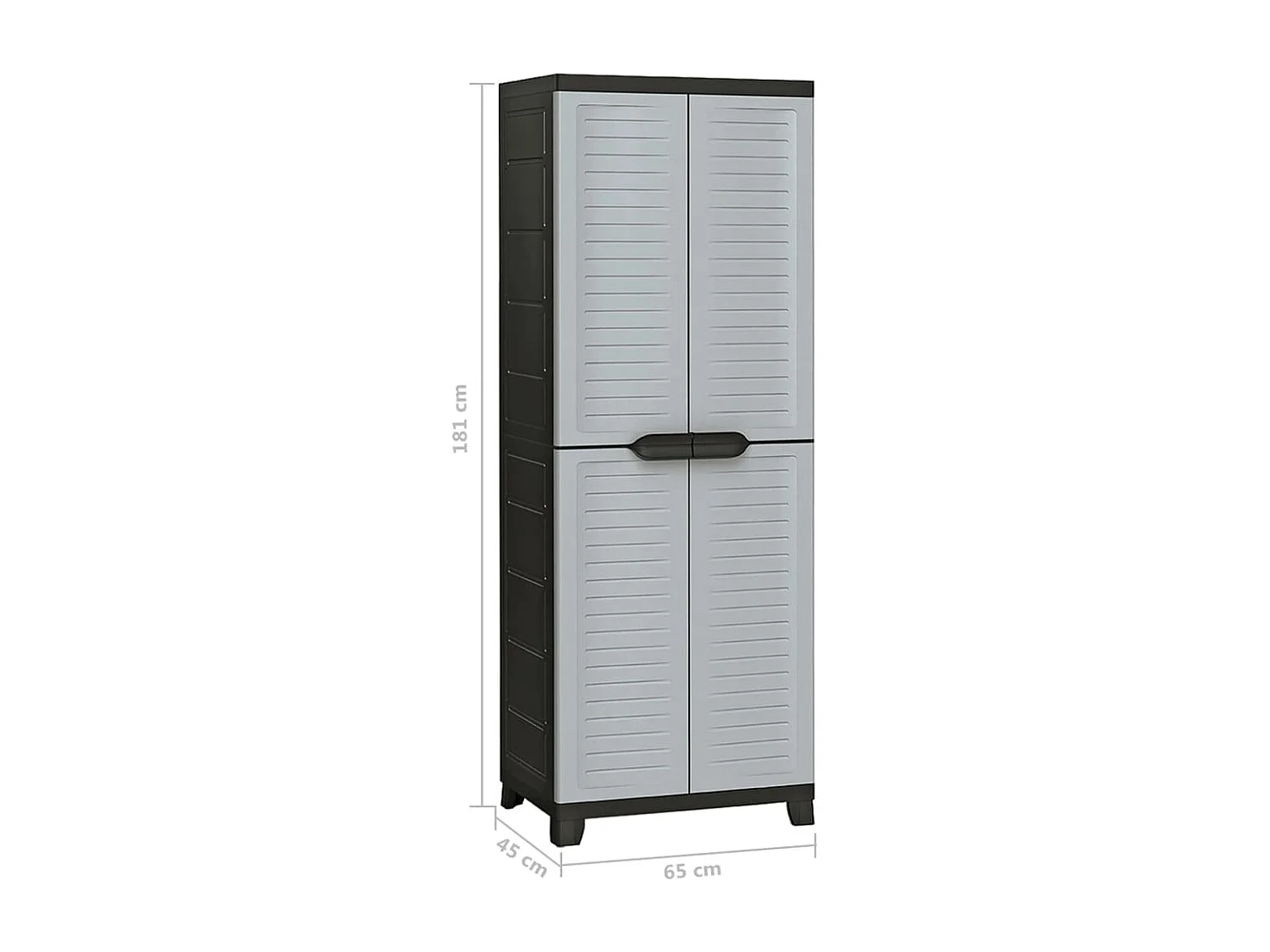 Armoire en plastique 65x45x181 cm
