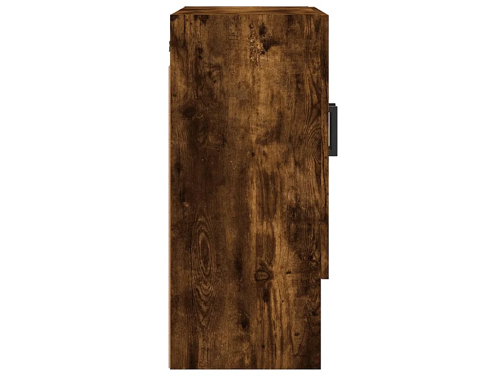 Wandkast 60x31x70 cm bewerkt hout gerookt eikenkleurig