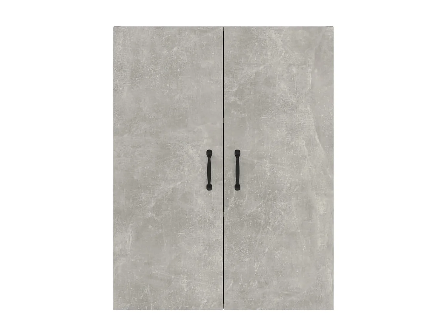 Armoire suspendue Gris béton 69,5x34x90 cm Bois d'ingénierie