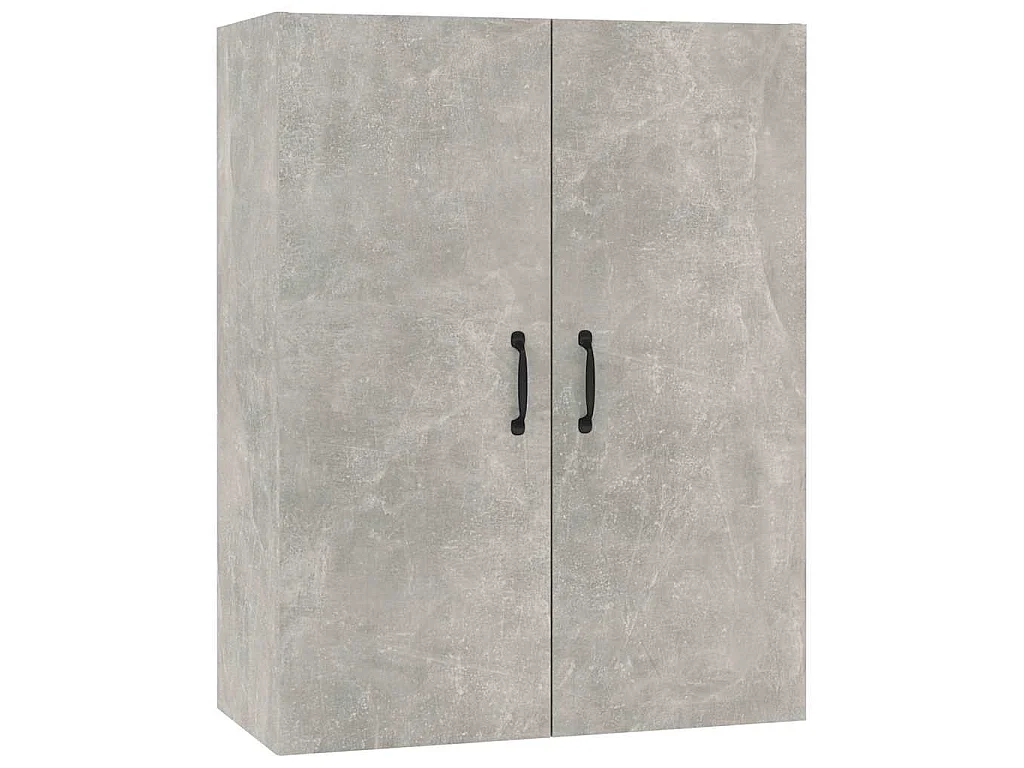Armario colgante madera ingeniería gris hormigón 69,5x34x90 cm