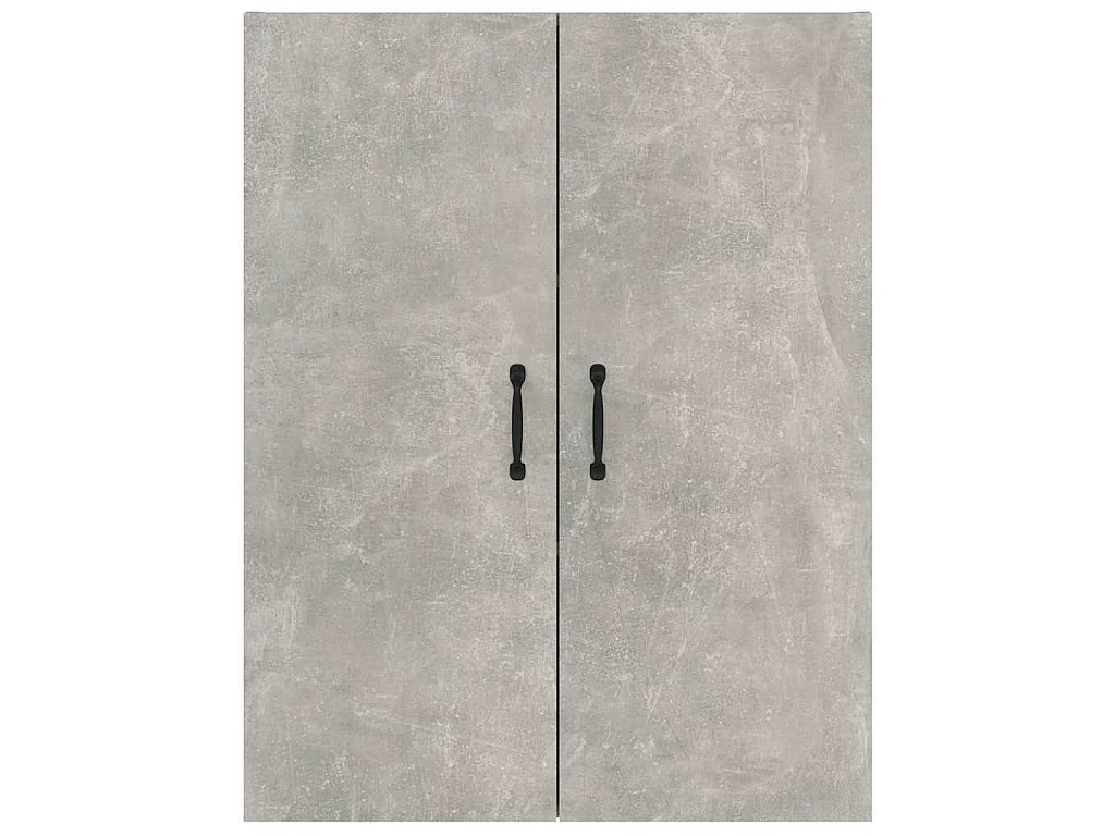 Armario colgante madera ingeniería gris hormigón 69,5x34x90 cm