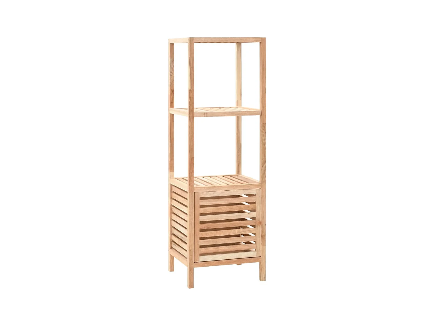 Badezimmerschrank Massivholz Walnuss 39,5x35,5x123 cm