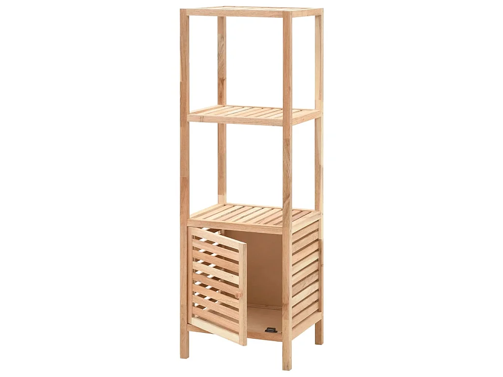 Armoire de salle de bain Bois de noyer 39,5x35,5x123 cm