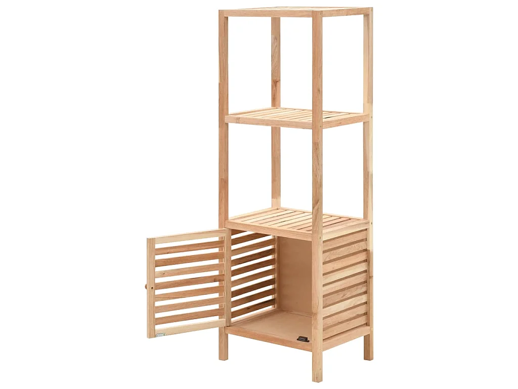 Armoire de salle de bain Bois de noyer 39,5x35,5x123 cm