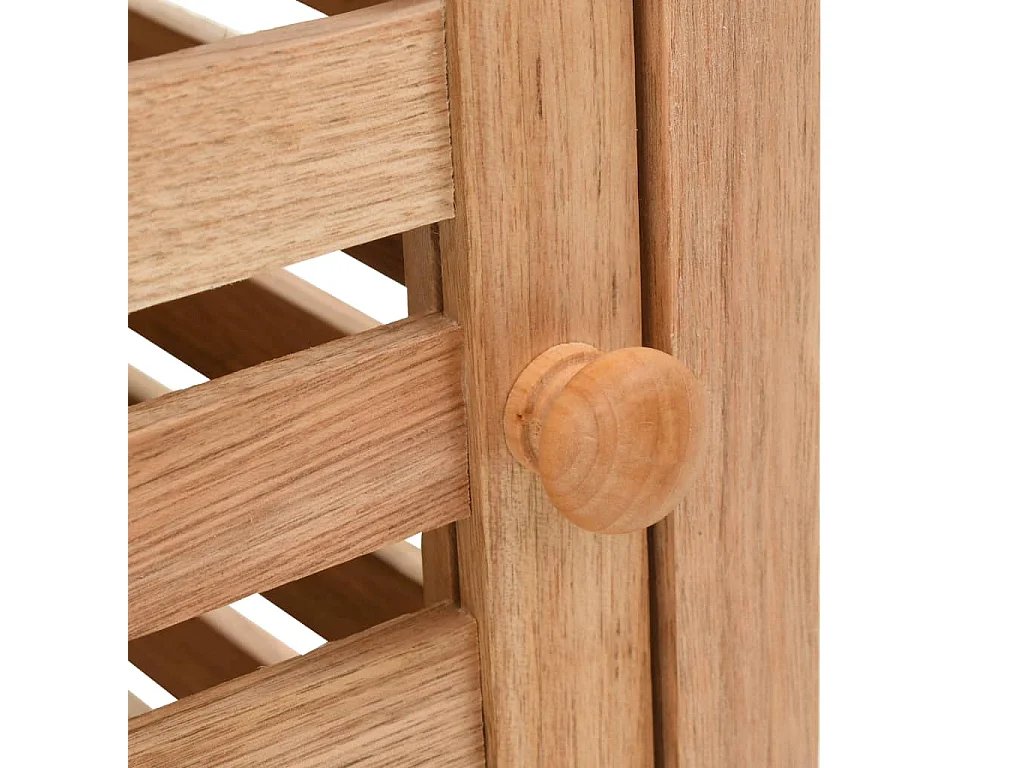 Armoire de salle de bain Bois de noyer 39,5x35,5x123 cm