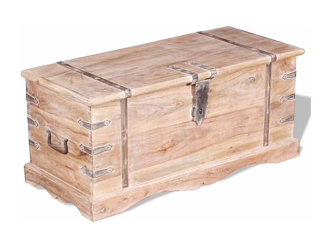 Coffre de rangement Bois d'Acacia