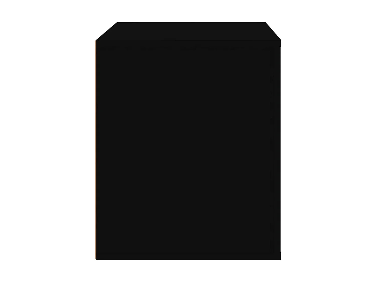 Table de chevet Noir 50x39x47 cm