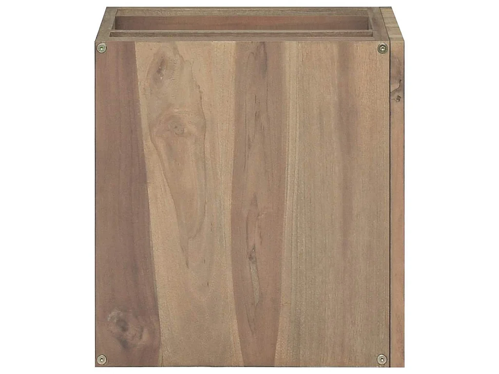 Wand-Badschrank 46x25,5x40 cm Massivholz Teak
