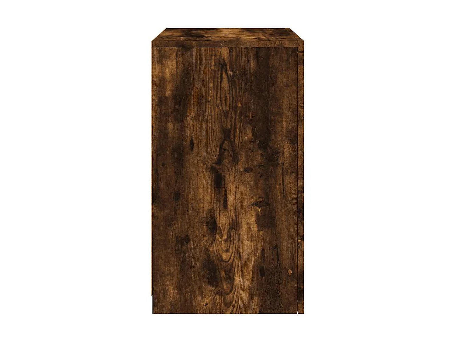 Beistellschrank mit LED-Leuchten Räuchereiche Holzwerkstoff