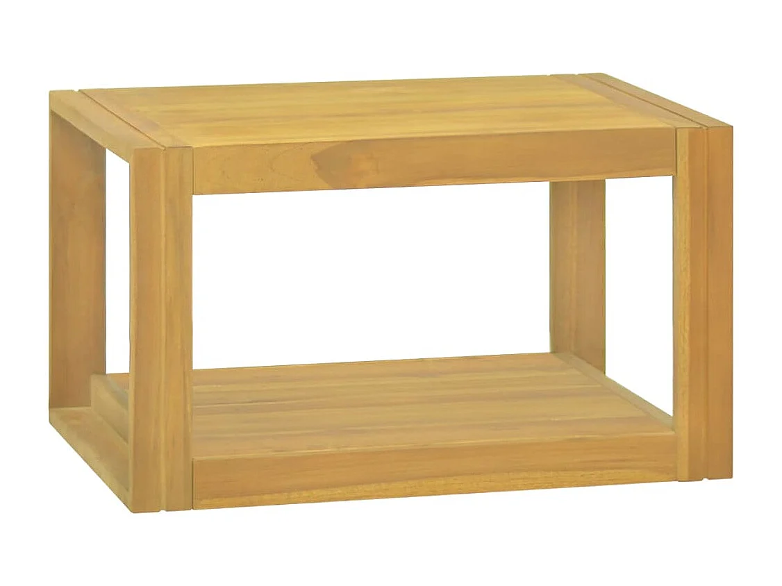 Mobile da Bagno a Parete 60x45x35 cm in Legno Massello di Teak