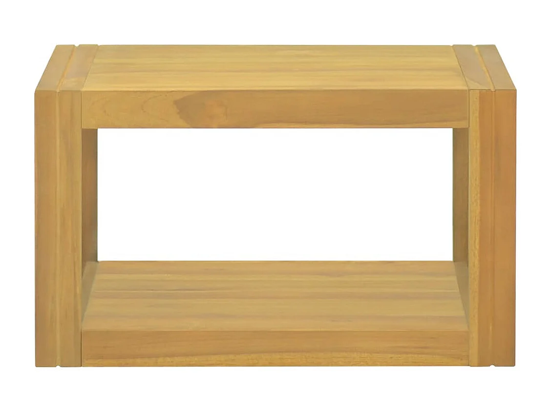 Mobile da Bagno a Parete 60x45x35 cm in Legno Massello di Teak