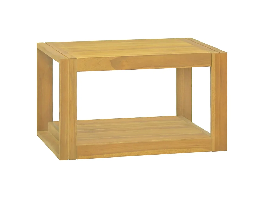 Mobile da Bagno a Parete 60x45x35 cm in Legno Massello di Teak