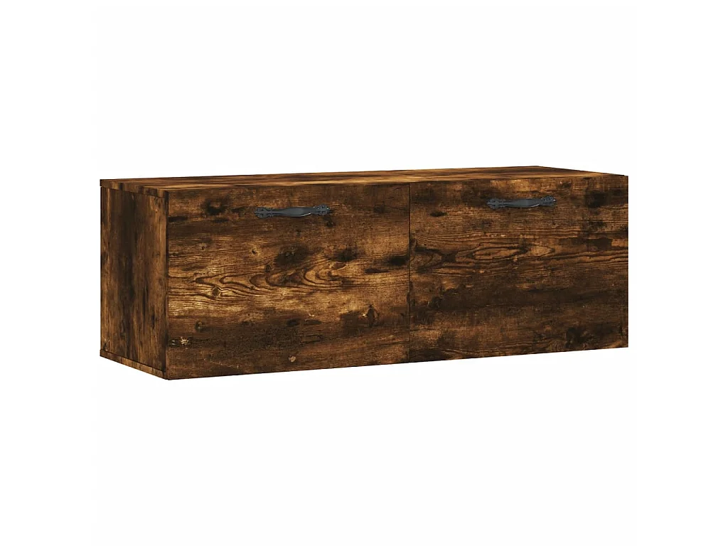 Armoire murale Chêne fumé 100x36,5x35 cm Bois d'ingénierie