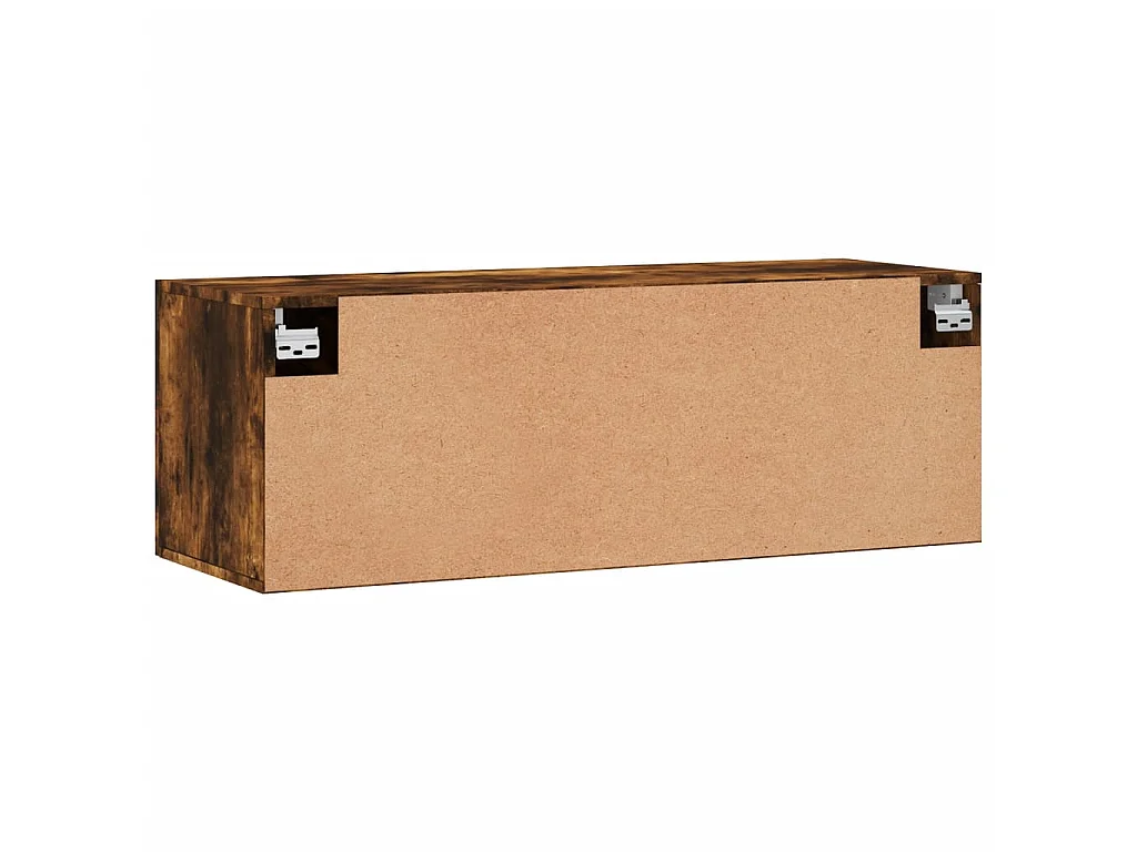 Armoire murale Chêne fumé 100x36,5x35 cm Bois d'ingénierie