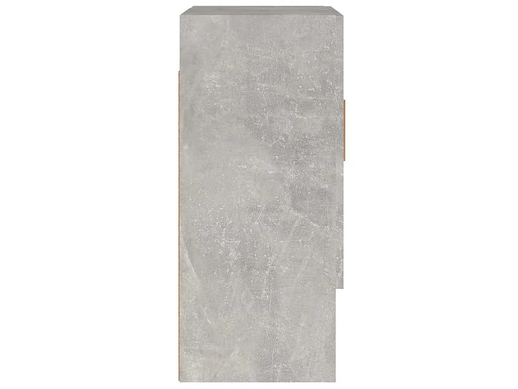 Armoire murale Gris béton 60x31x70 cm Bois d'ingénierie