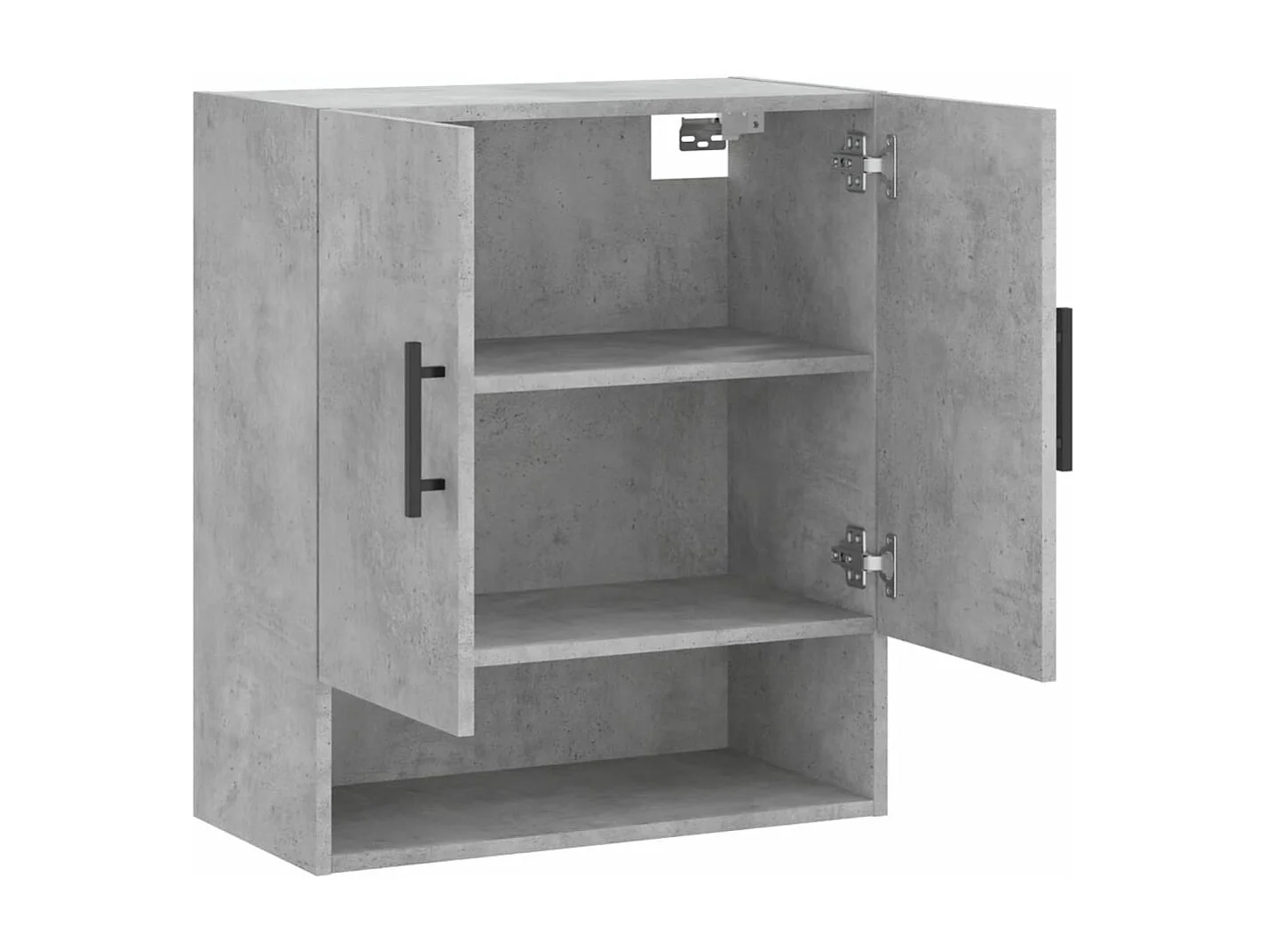 Wandschrank Betongrau 60x31x70 cm Holzwerkstoff