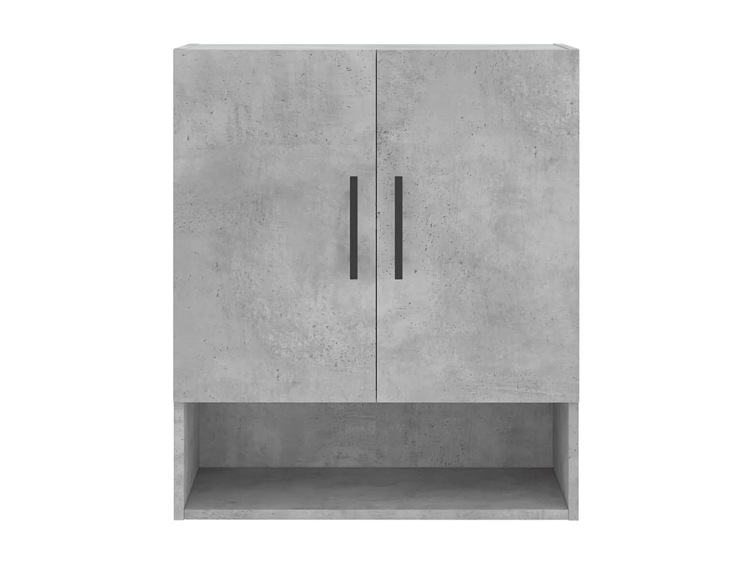 Armoire murale gris béton 60x31x70 cm bois d'ingénierie