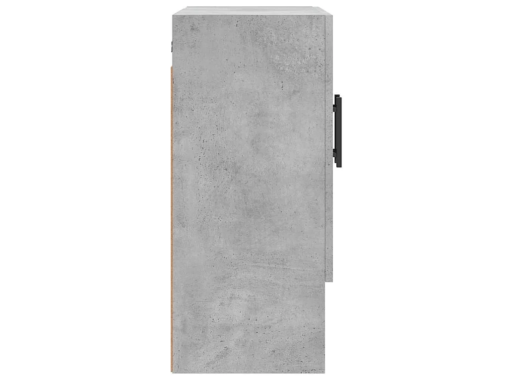 Wandschrank Betongrau 60x31x70 cm Holzwerkstoff