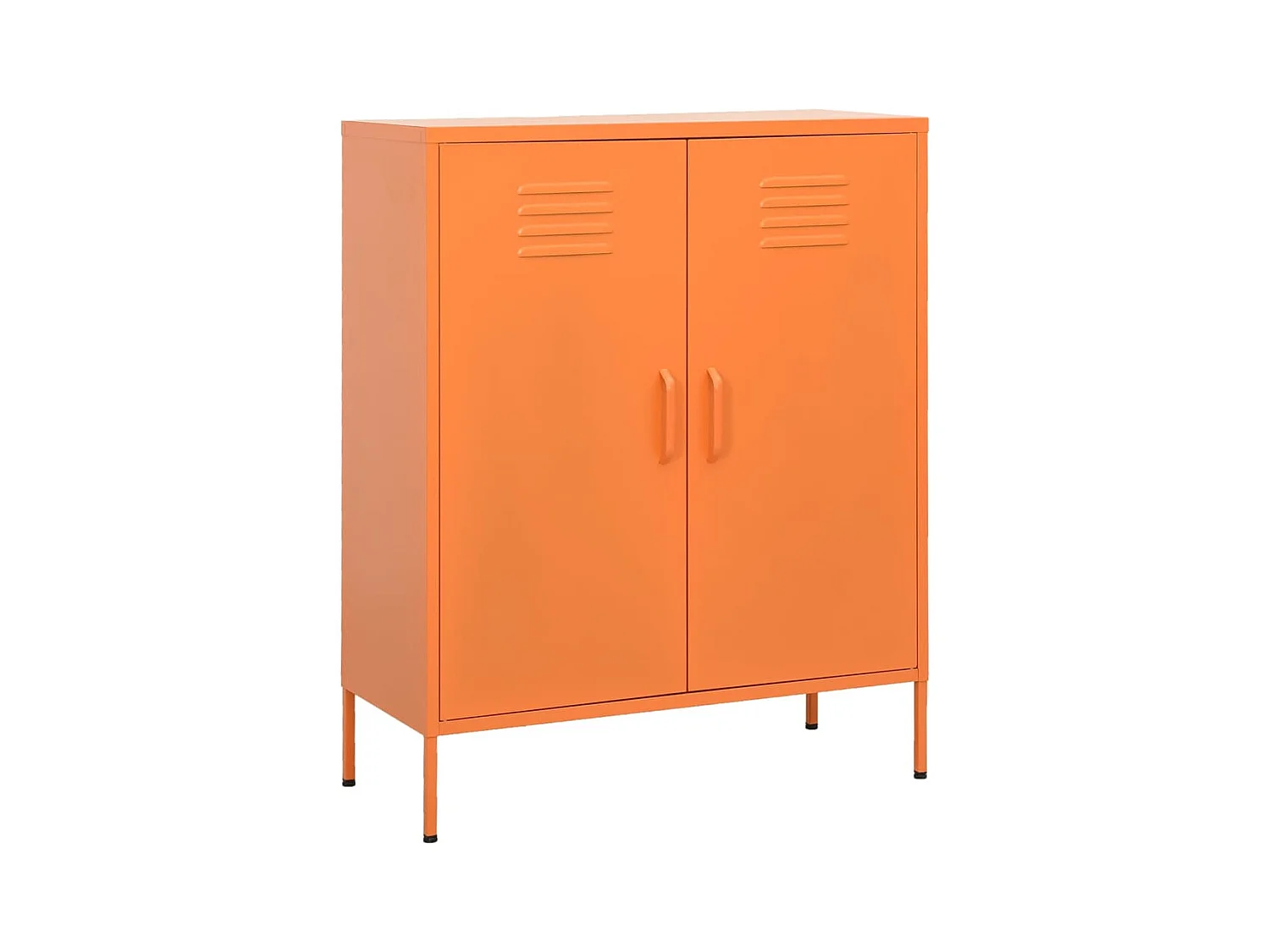 Armoire de rangement Orange 80x35x101,5 cm Acier