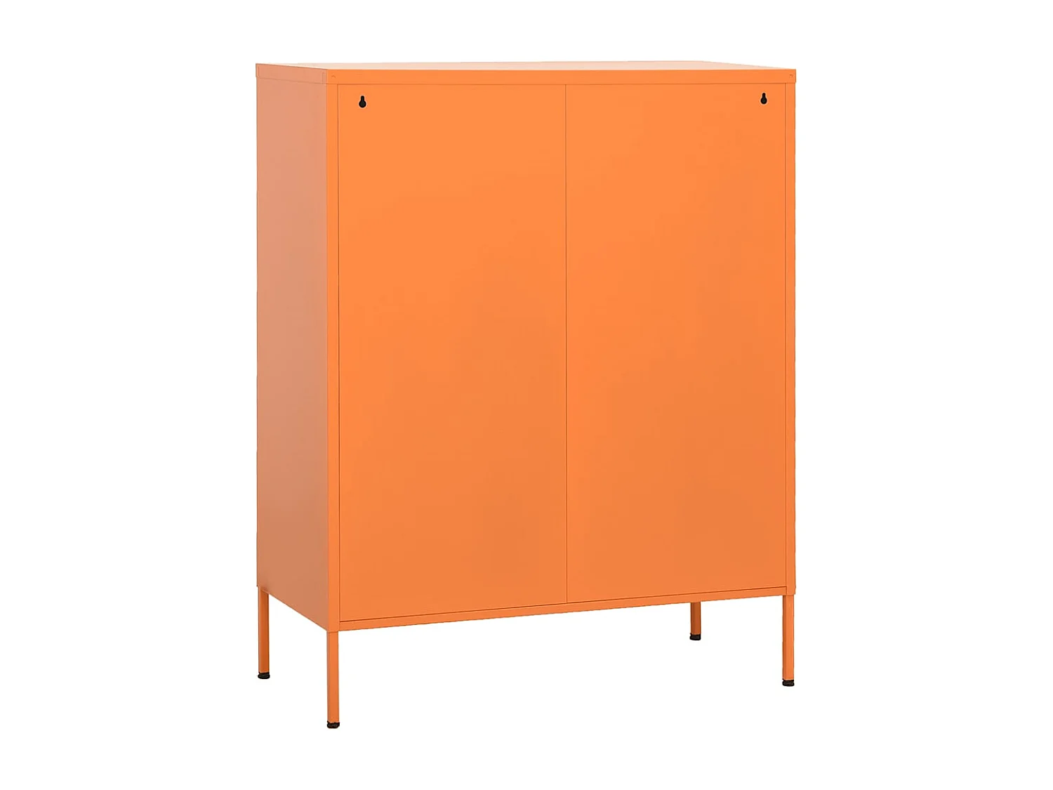Lagerschrank Orange 80x35x101,5 cm Stahl