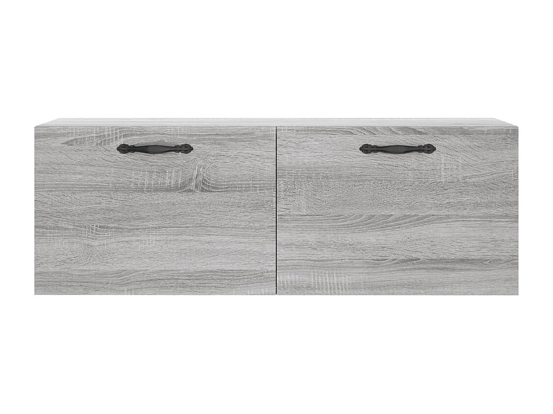 Wandschrank Grau Sonoma 100x36,5x35 cm Holzwerkstoff