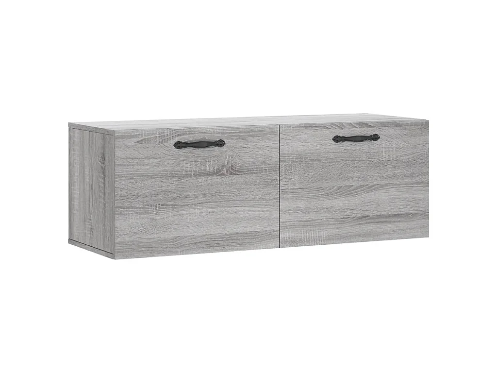 Wandschrank Grau Sonoma 100x36,5x35 cm Holzwerkstoff