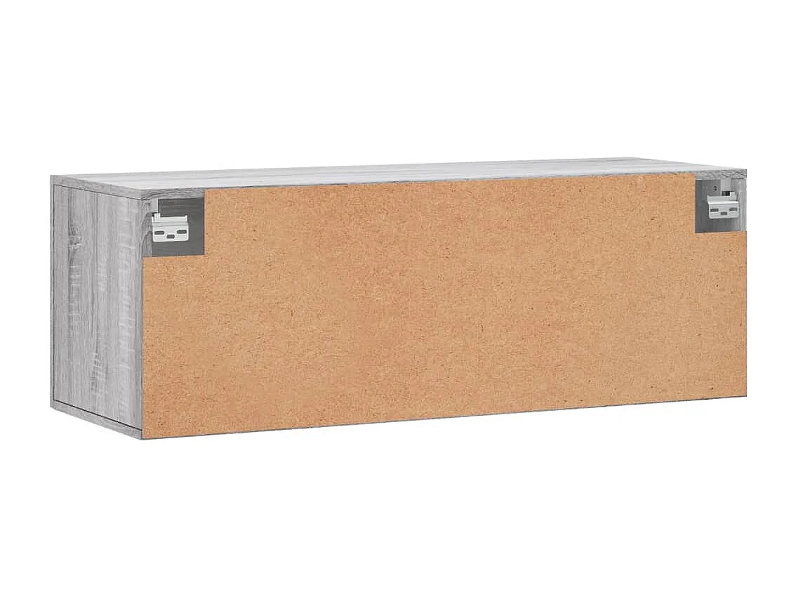 Wandschrank Grau Sonoma 100x36,5x35 cm Holzwerkstoff