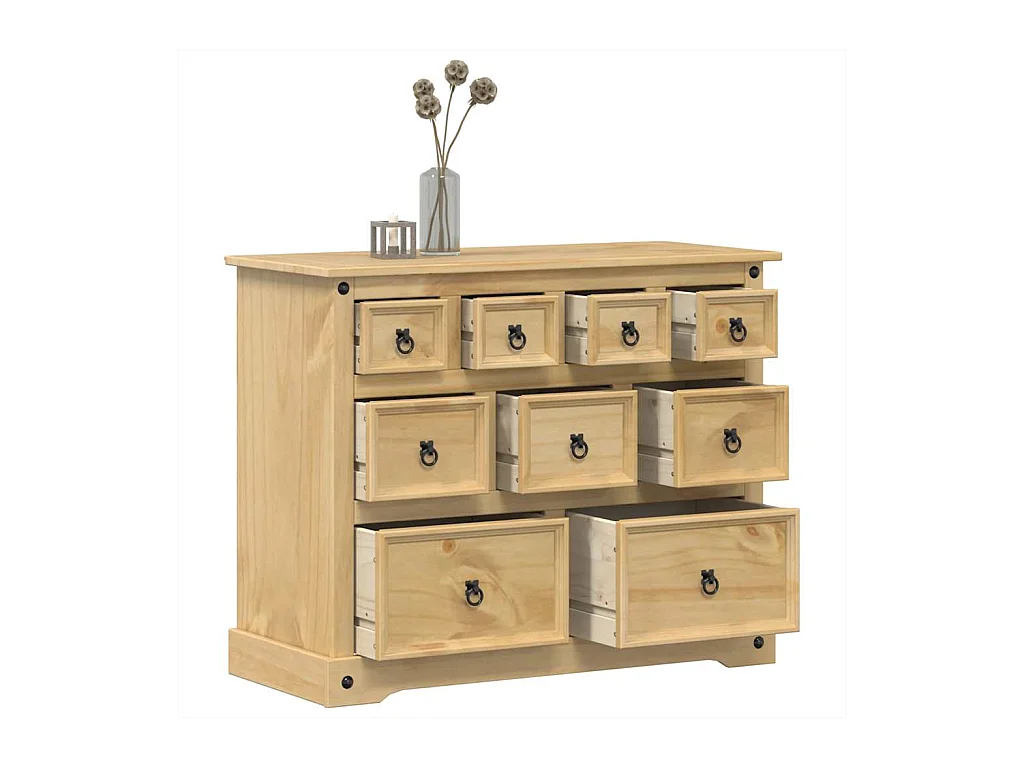 Commode Corona 101x45x82 cm bois massif de pin